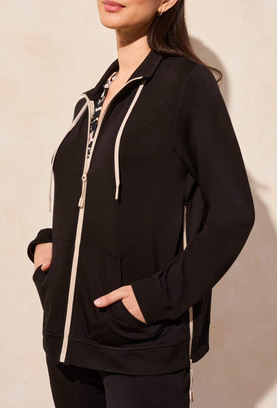 Tribal Techno Lux Textured Cardigan