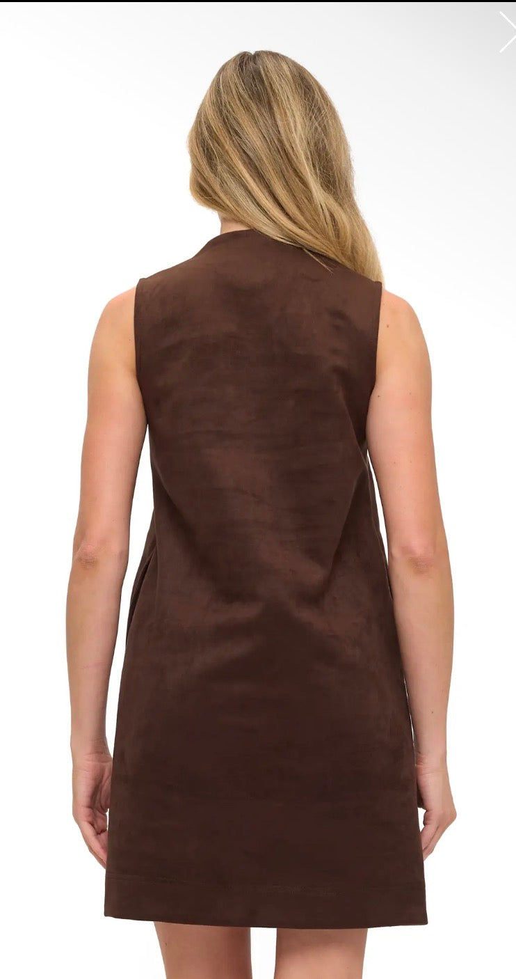 Suede Shift Dress