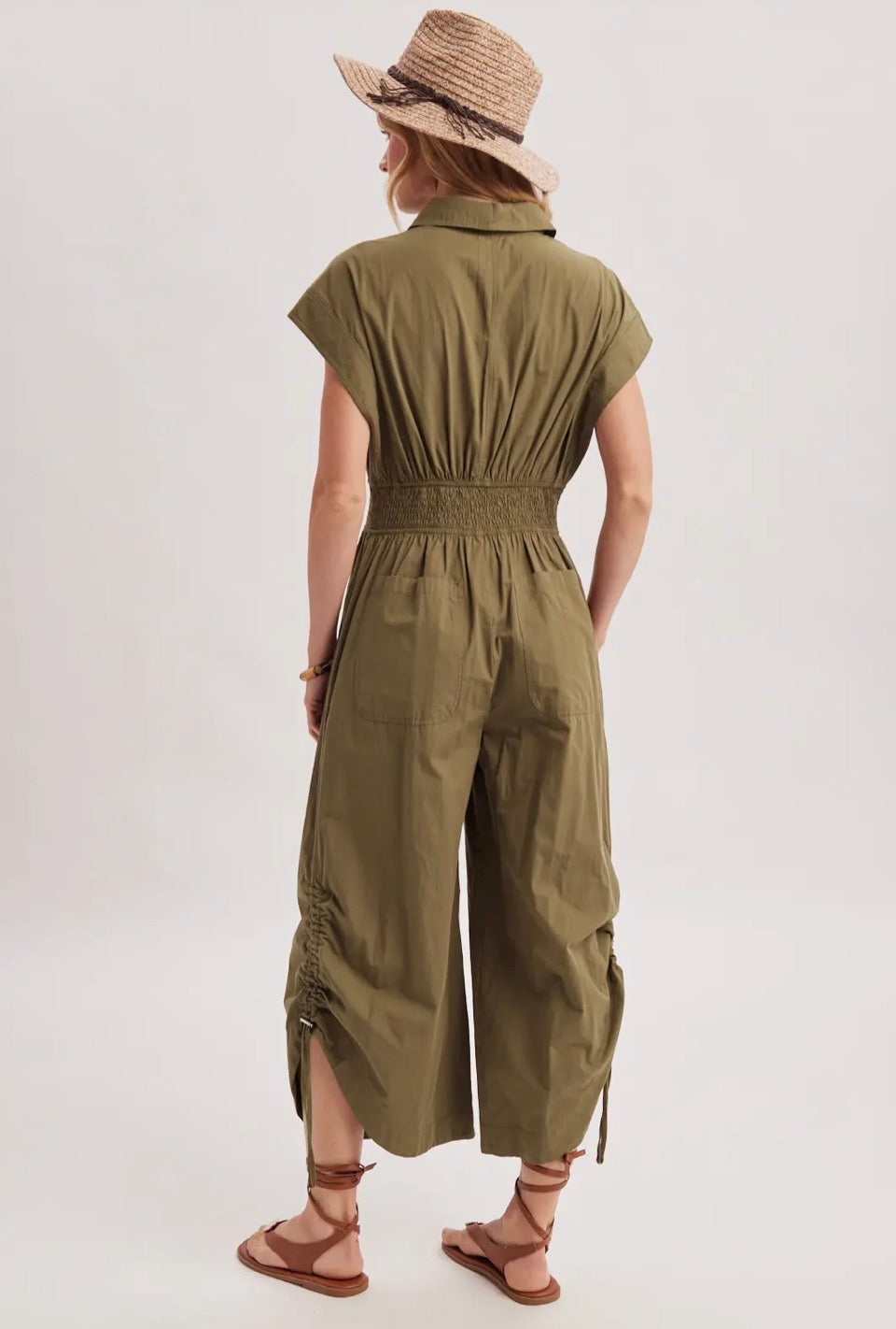 Roan Utility Button Down Jumpsuit