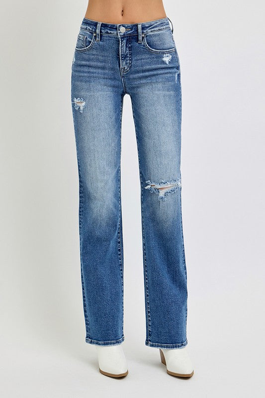 Amelia High Rise Straight Leg