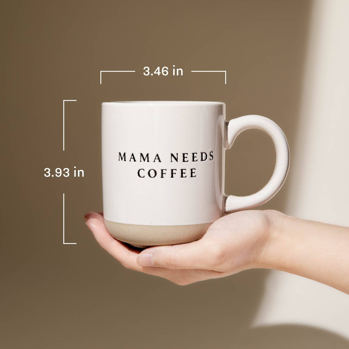 Strong & Courageous Stoneware Coffee Mug