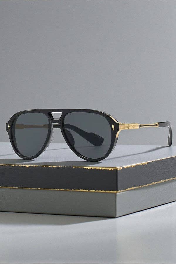Oliver Black Aviator Sunglasses