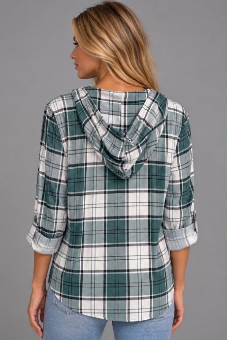 Plaid Hoody