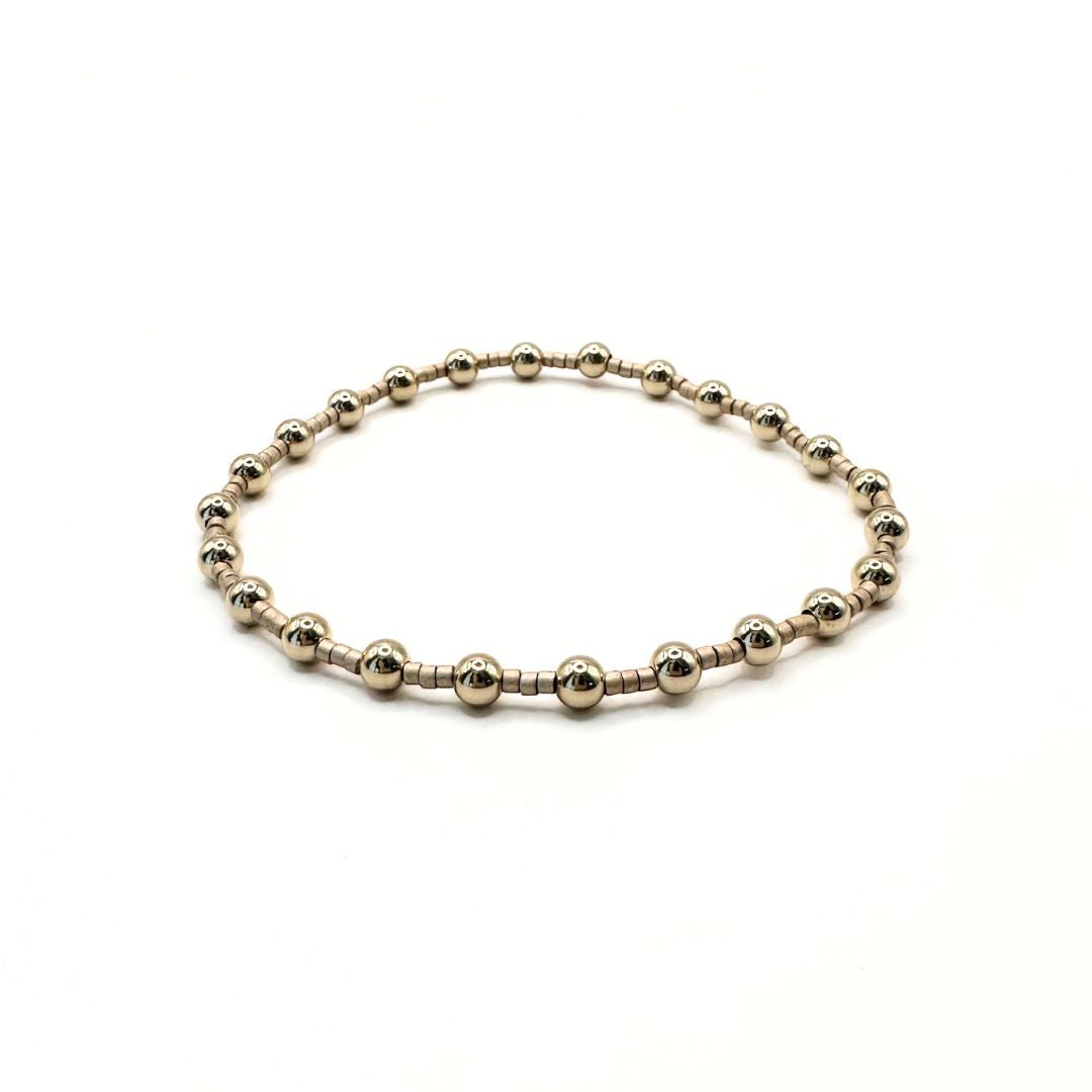 Erin Gray 4mm 14k Gold filled Newport Golden Bracelet