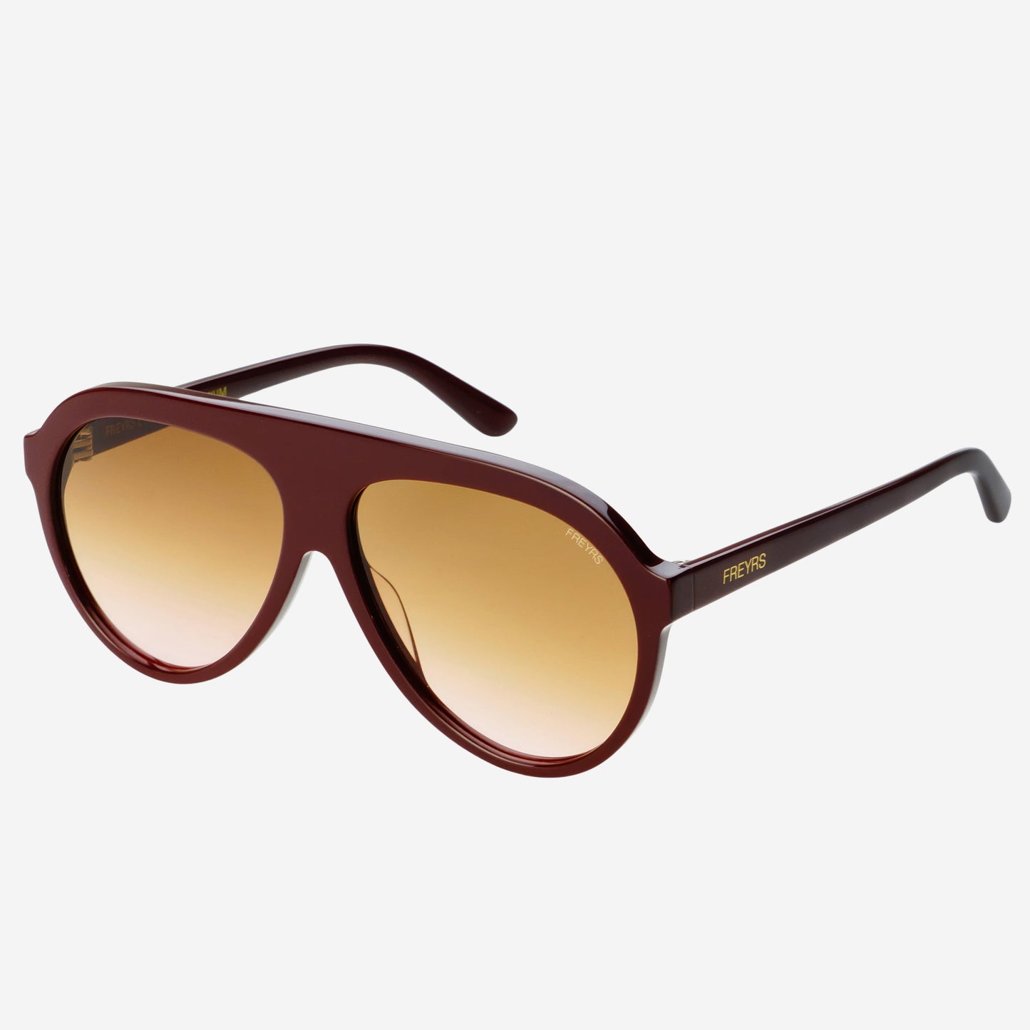 Maxwell Acetate Unisex Aviator Sunglasses : Burgundy