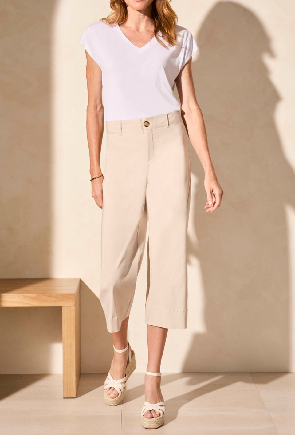 Tribal Twill Capri