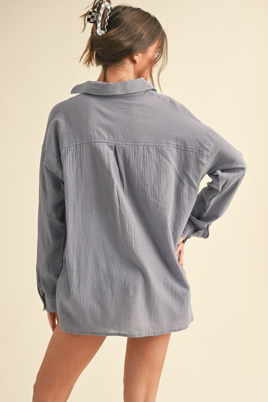 Sadie Cotton Button Up