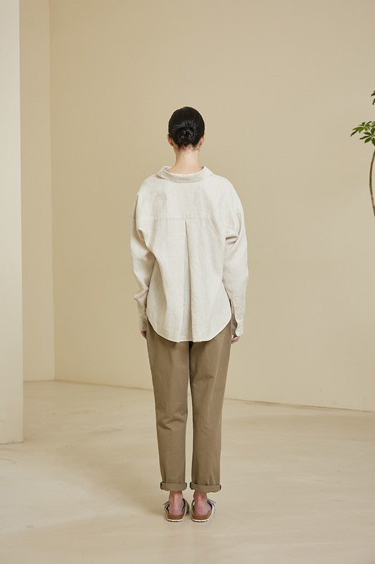 Teegan Linen Button Down