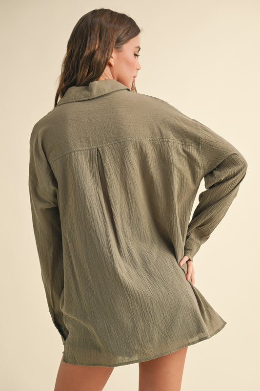 Sadie Cotton Button Up