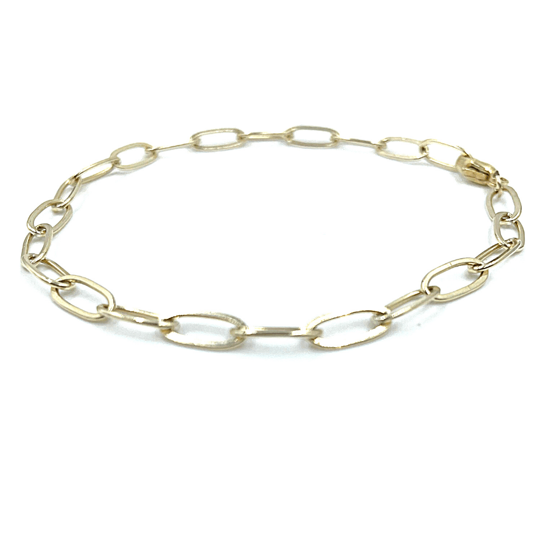 Erin Gray 14k Gold Filled Paperclip Bracelet