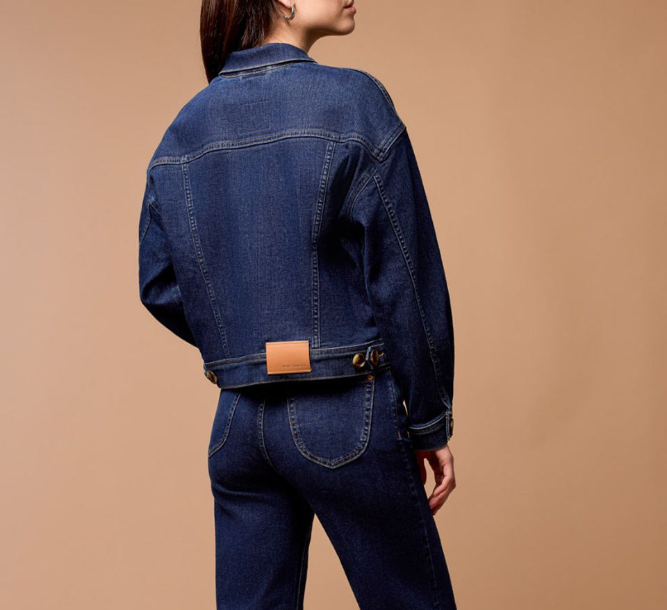 Tribal Denim Patch Pocket Jacket