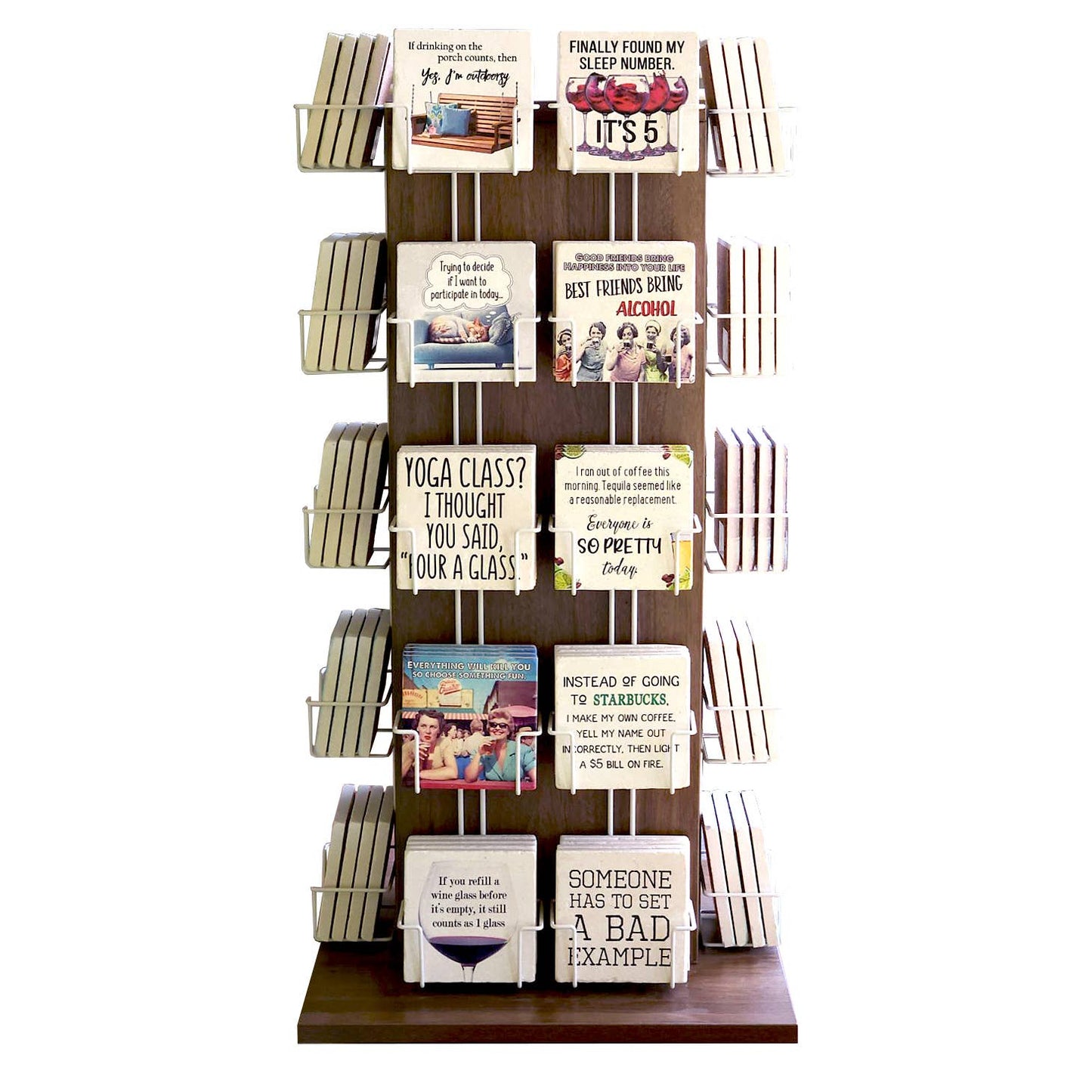 Coaster I Just Want To Drink Coffee And Pet My Dog: Limestone