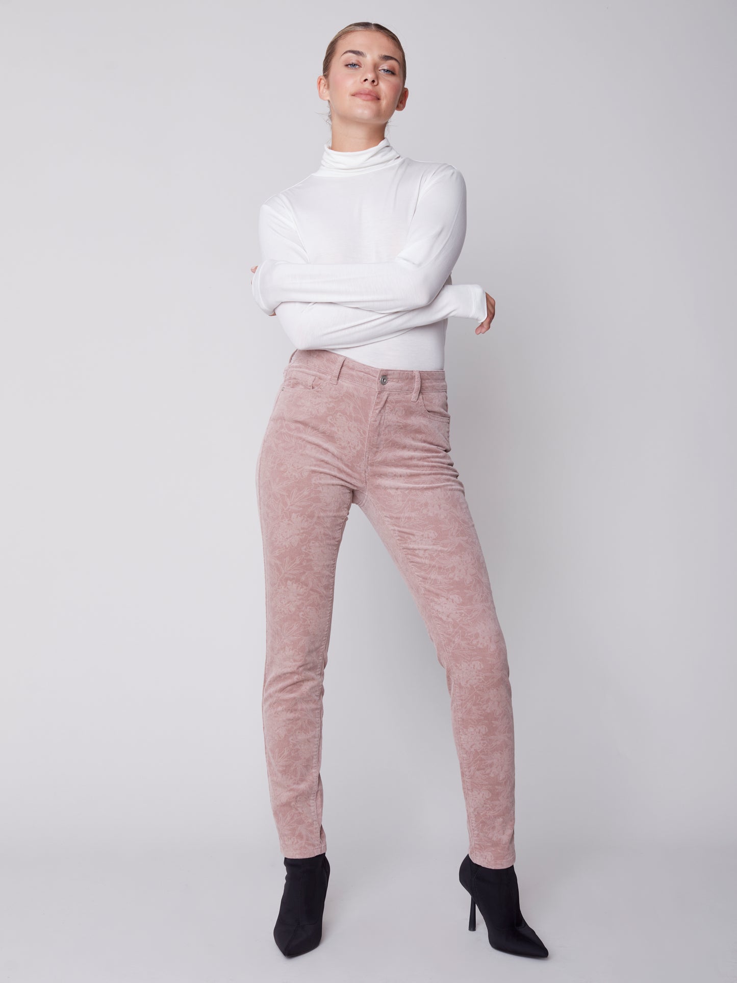 SALE Charlie B Printed Tiny Corduroy Pants