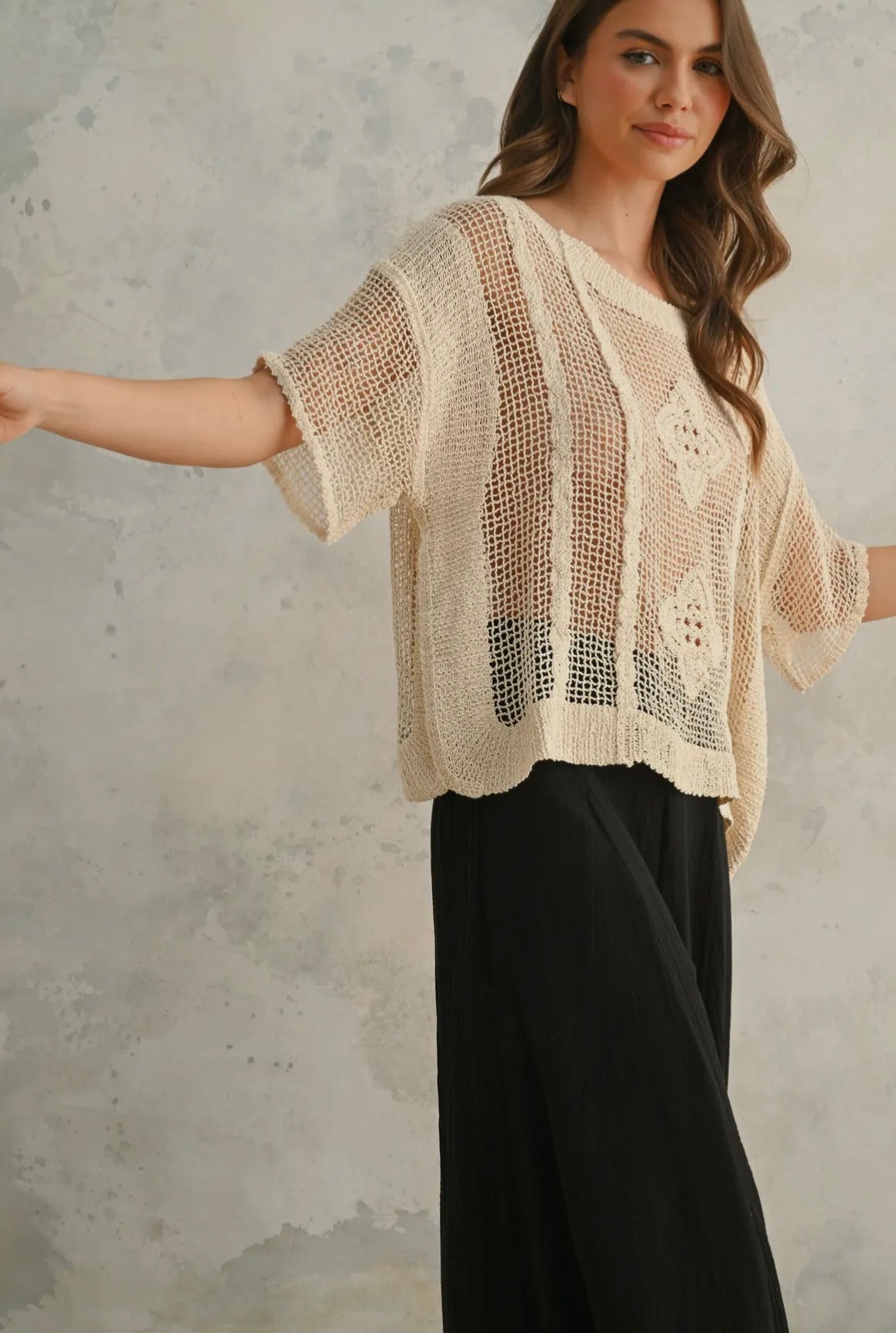 Charlotte Crochet Sweater
