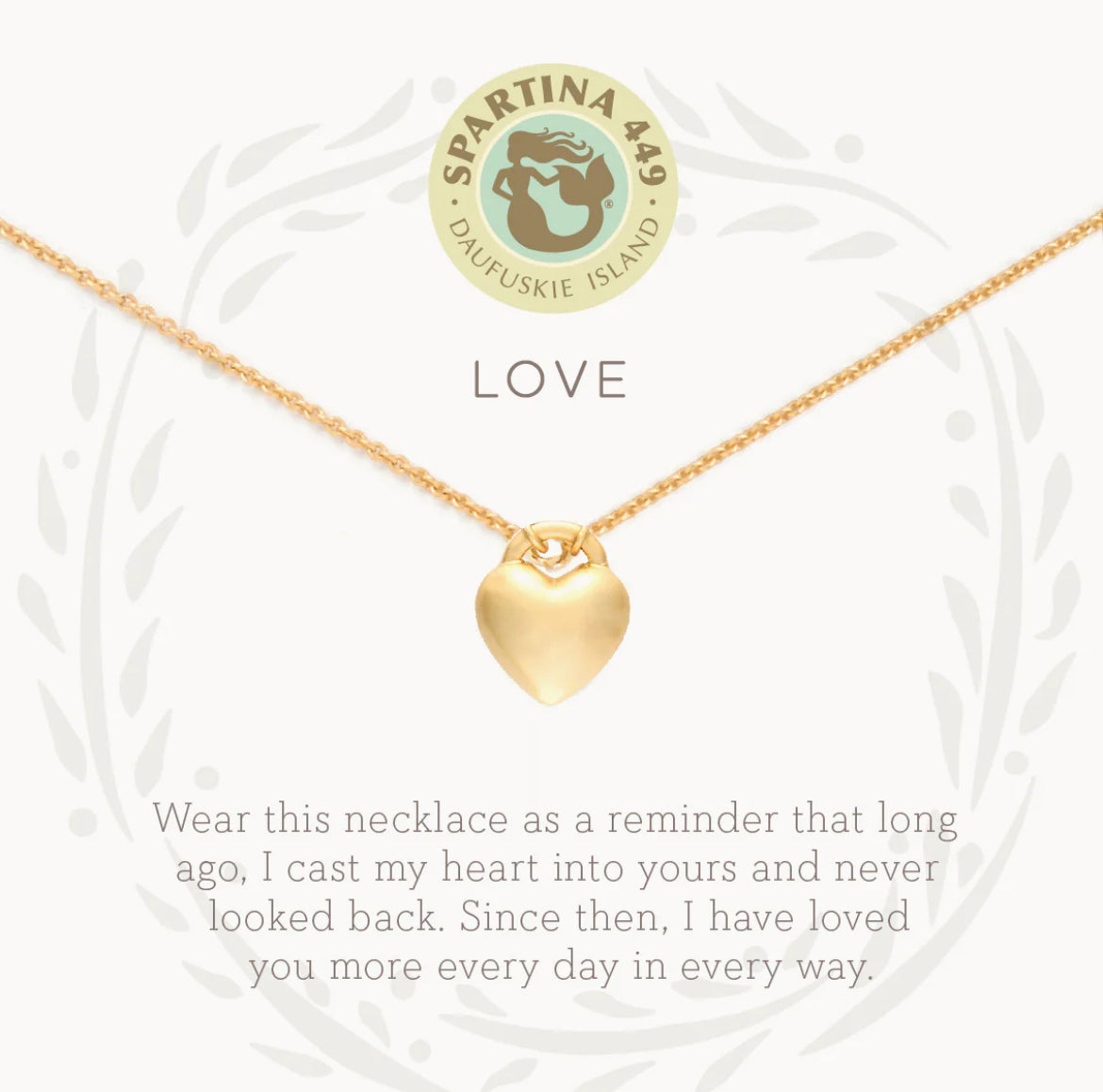 Spartina Sea La Vie Love Necklace