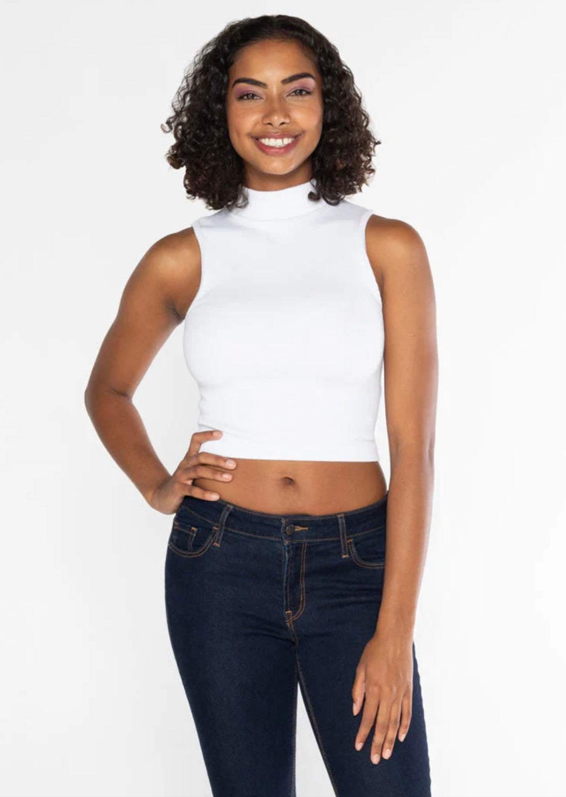 Bamboo Mock Neck