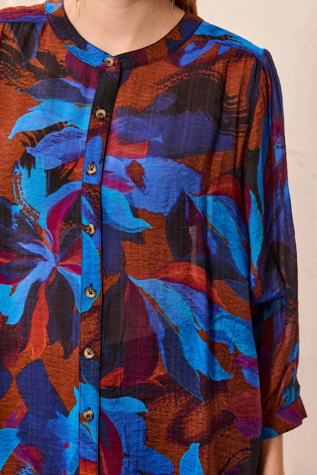 Tribal Flowy Dolman Sleeve