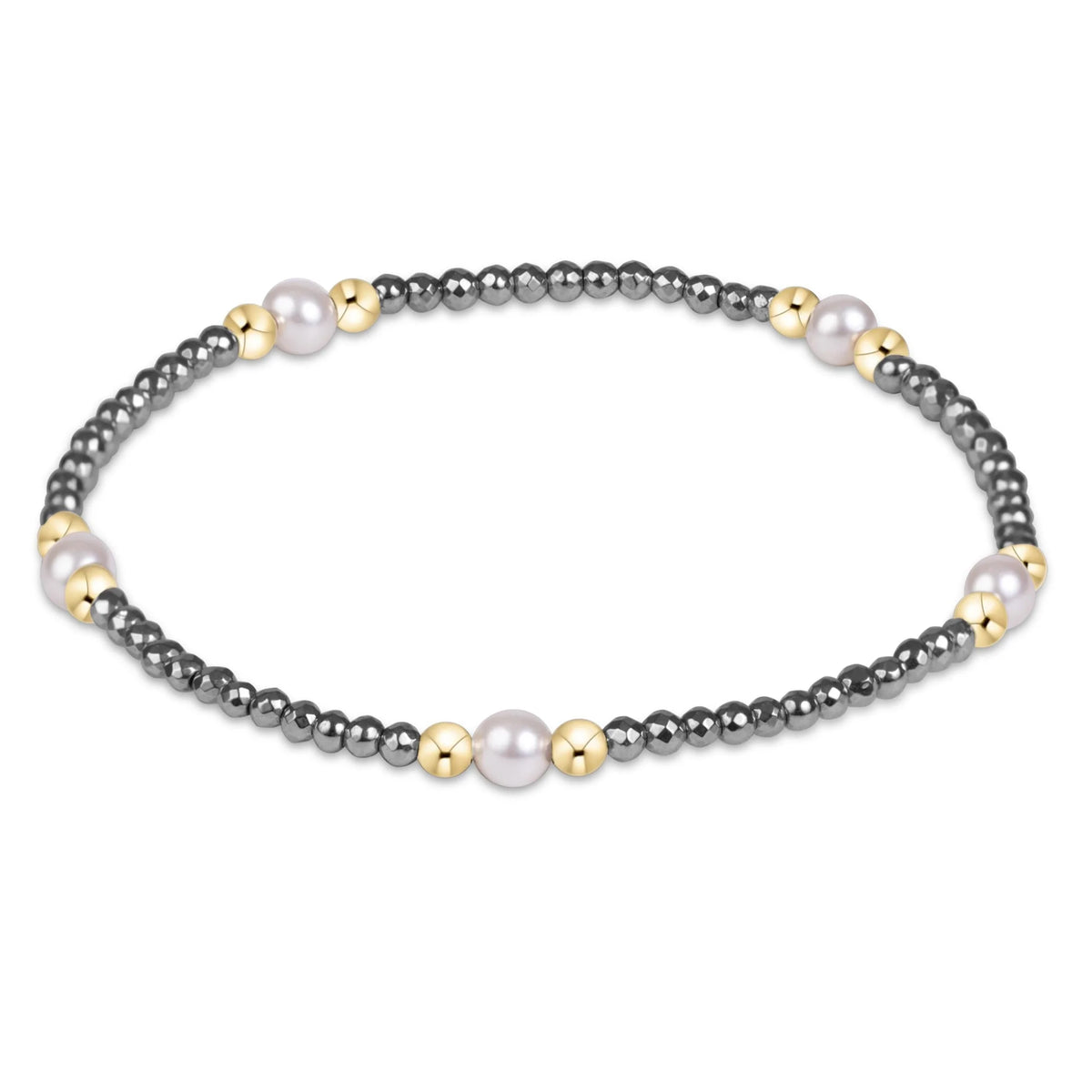 Enewton Purpose Pearl 4mm Silver Hematite
