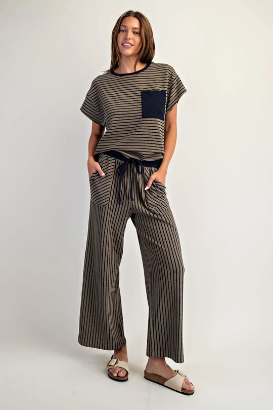 Tori Striped Boxy Top