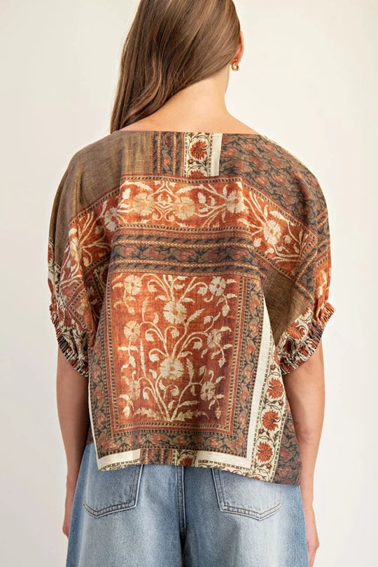 Redwood Boxy Top