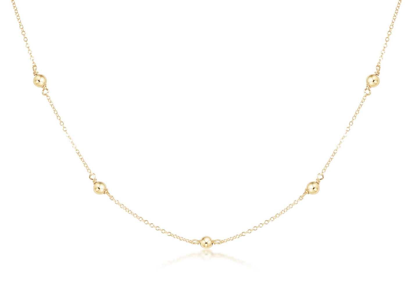 Enewton 17” Choker Simplicity Gold 4mm Necklace
