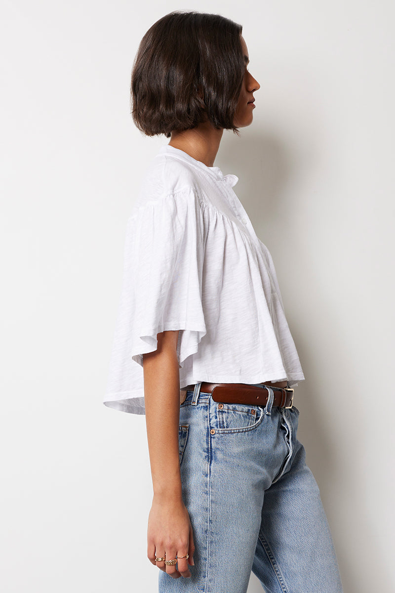 SALE Bobi V Yoke Henley