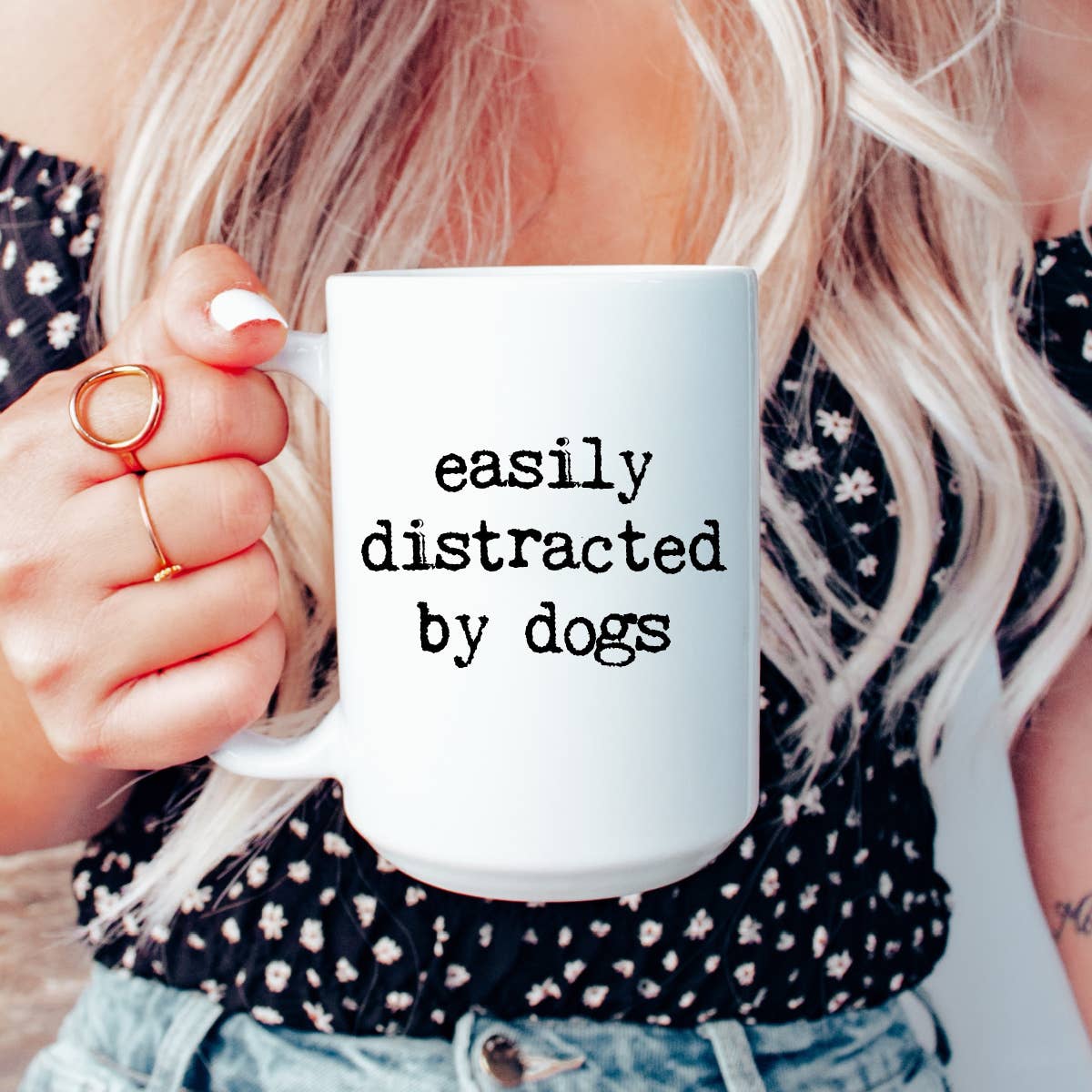 Easily distracted by dogs Mug