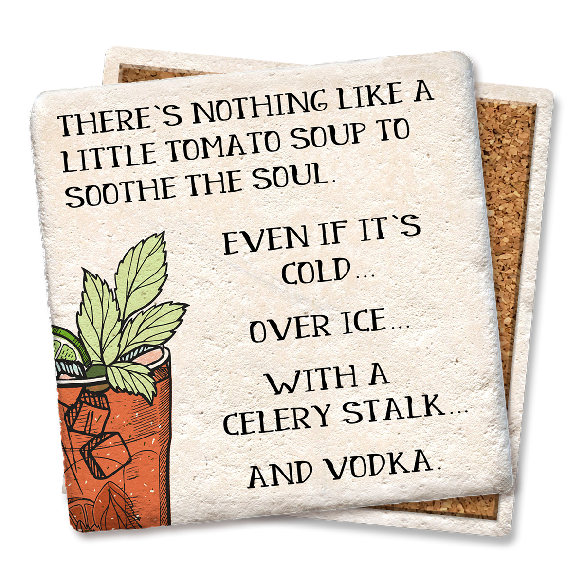 Bloody Mary coaster