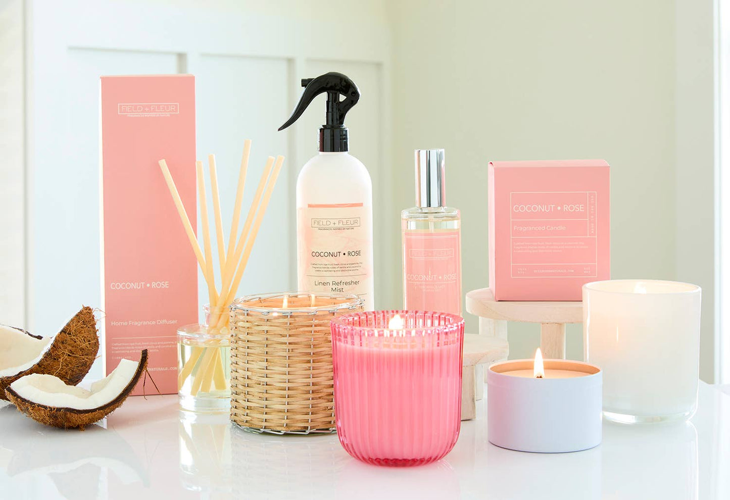 Coconut Rose' Reed Diffuser