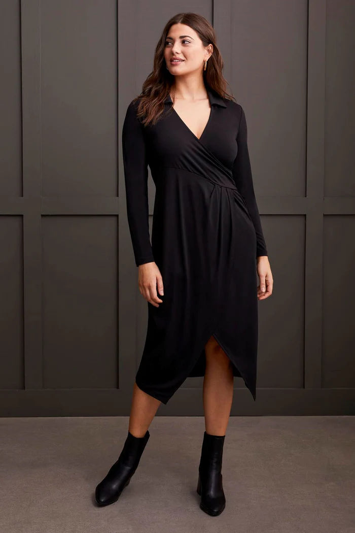 Tribal Faux Wrap Dress