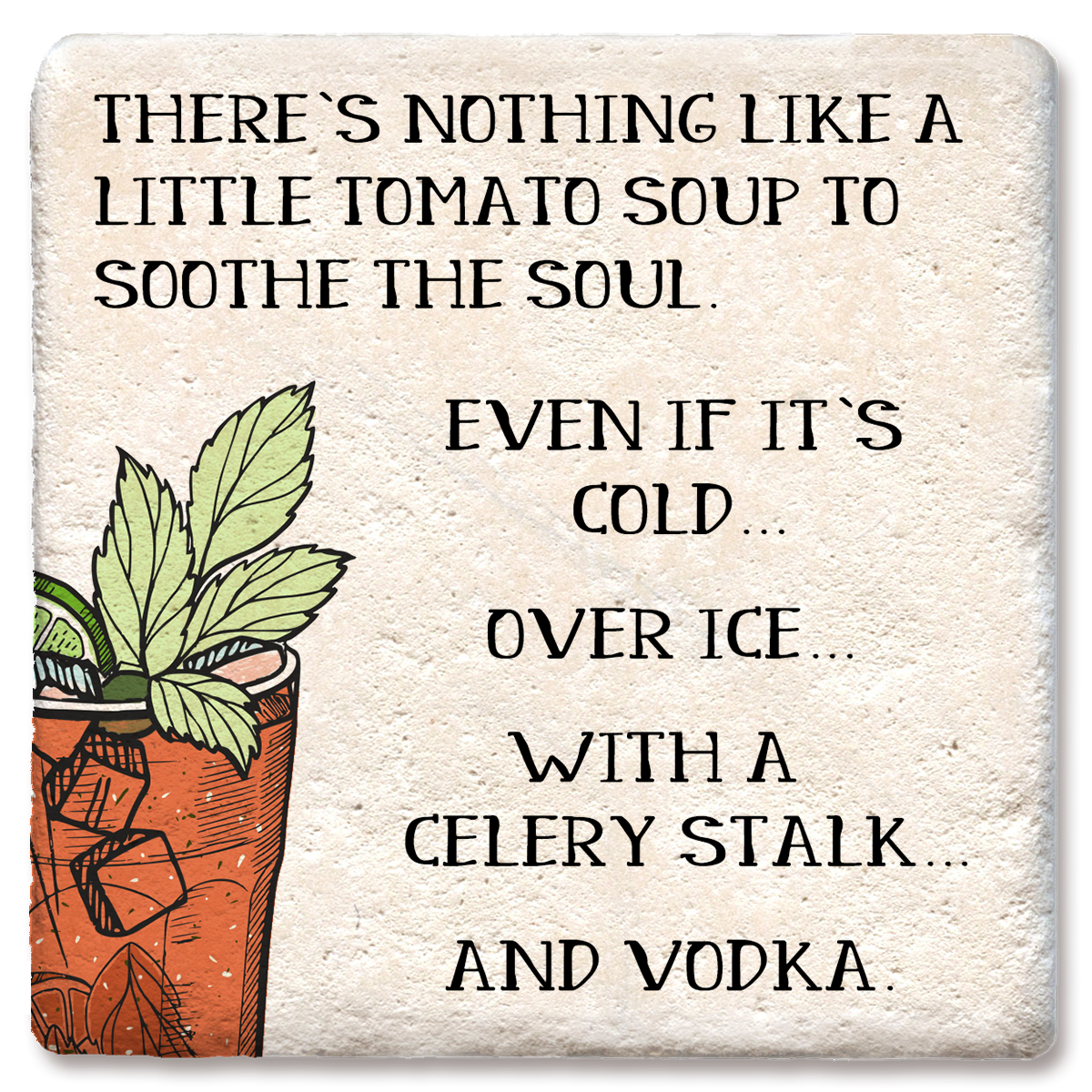 Bloody Mary coaster