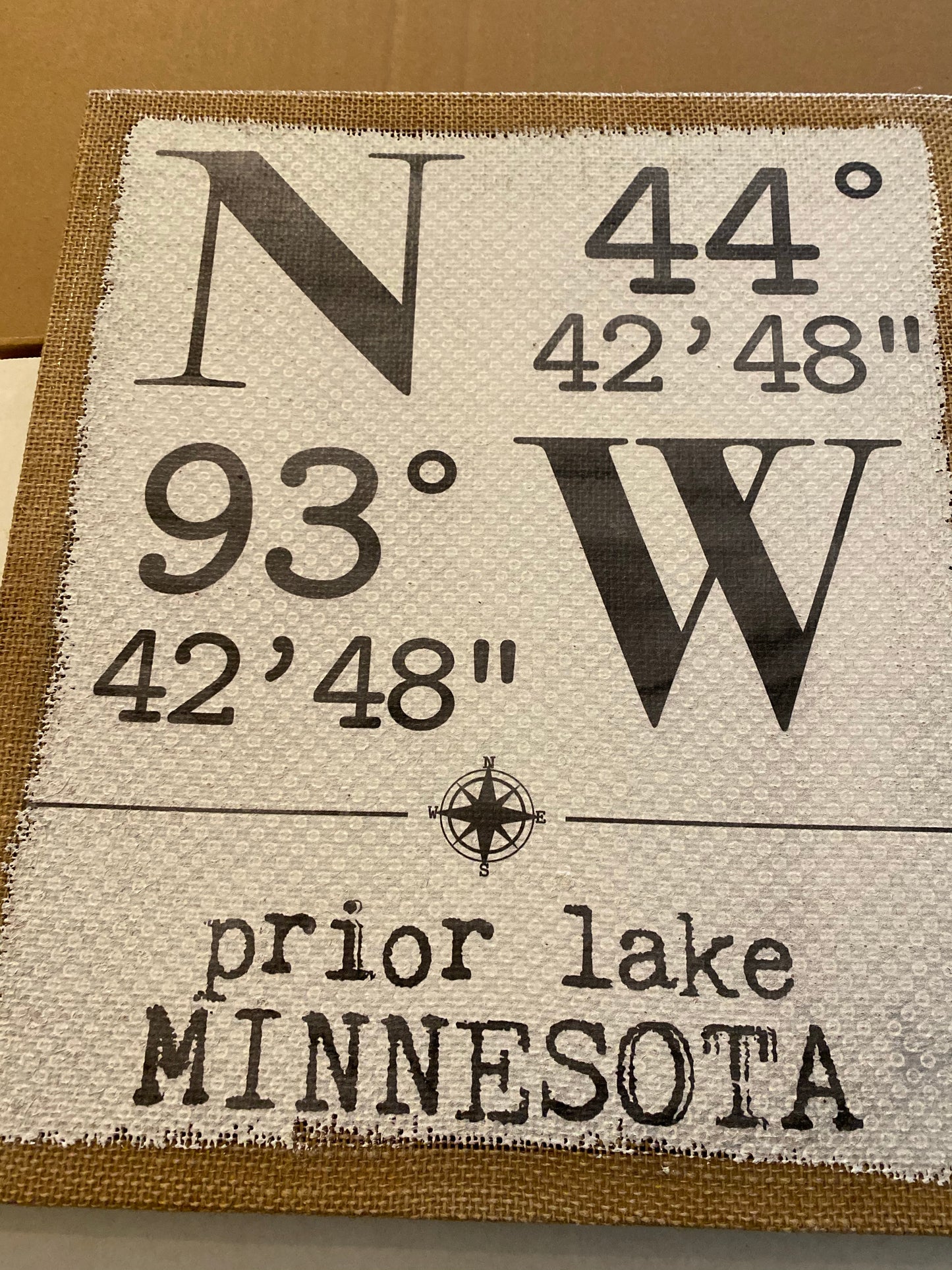 Prior Lake Coordinates