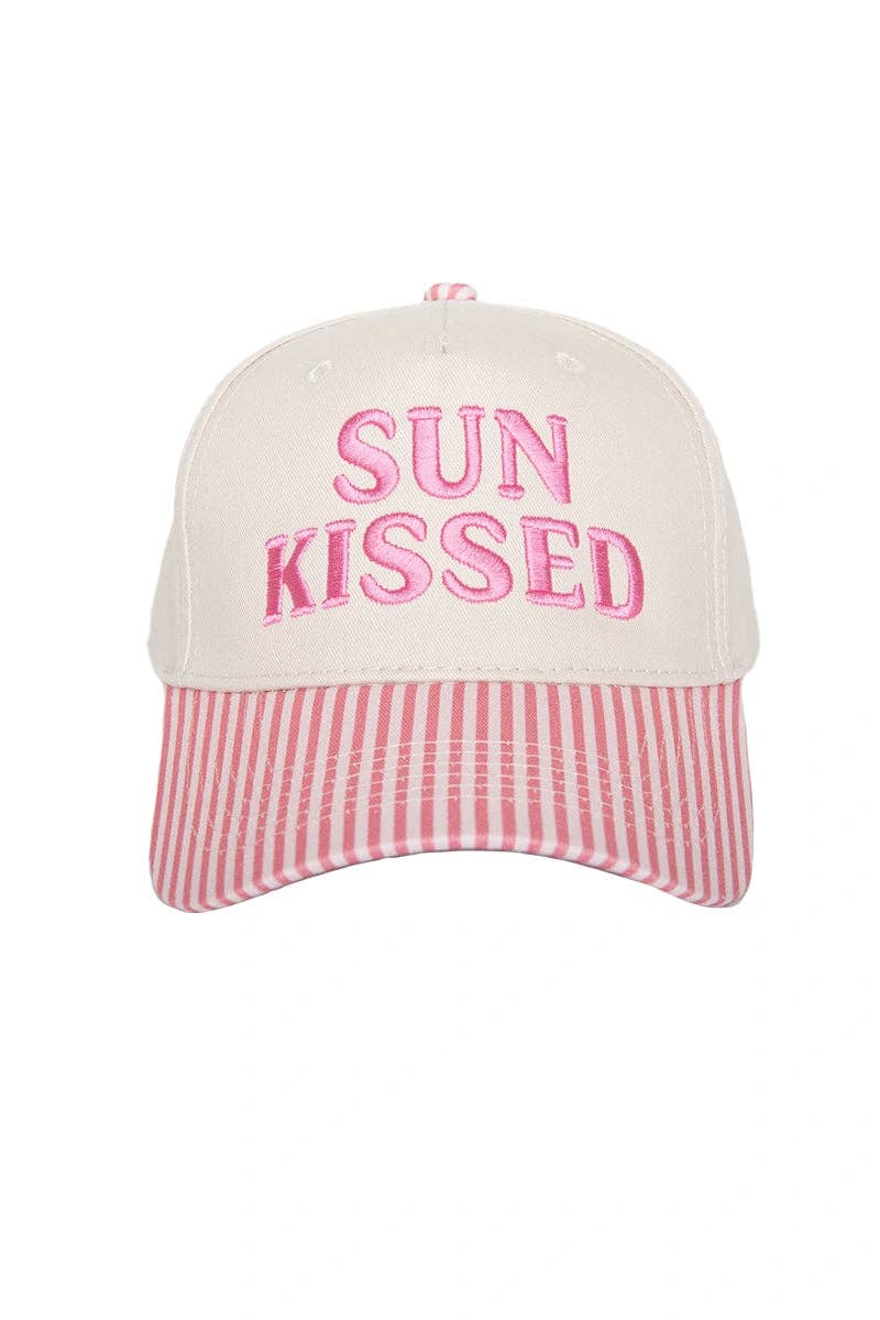Sunkissed Vintage Trucker Hats Wholesale: Denim and Tan
