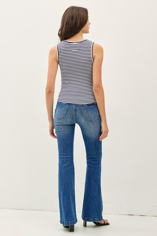 Palm Coast Striped Tank
