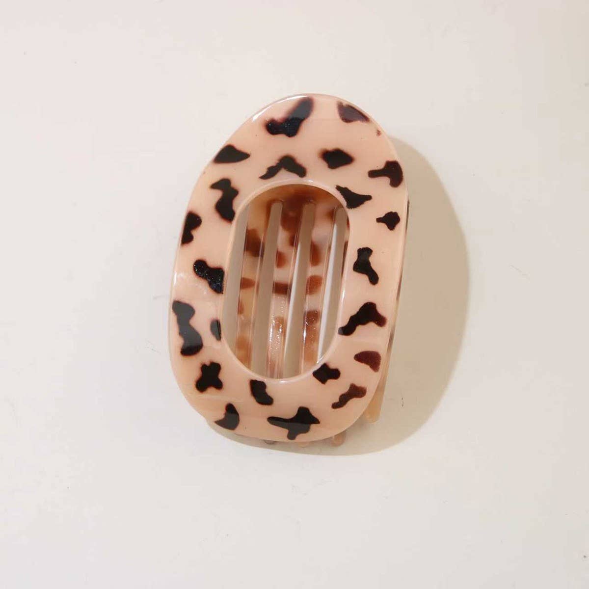 Oval Flat Hair Clip for Women, Strong Grip Clamp_CWAHA07281: MATTEBLACK / (OS) 1