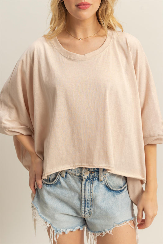 Oversized Slub Top