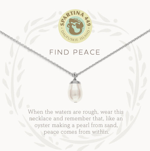 Spartina Sea La Vie Find Peace Necklace