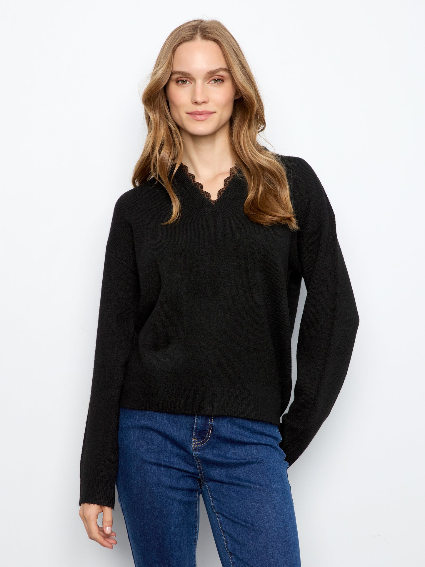 Charlie B Drop Shoulder Sweater