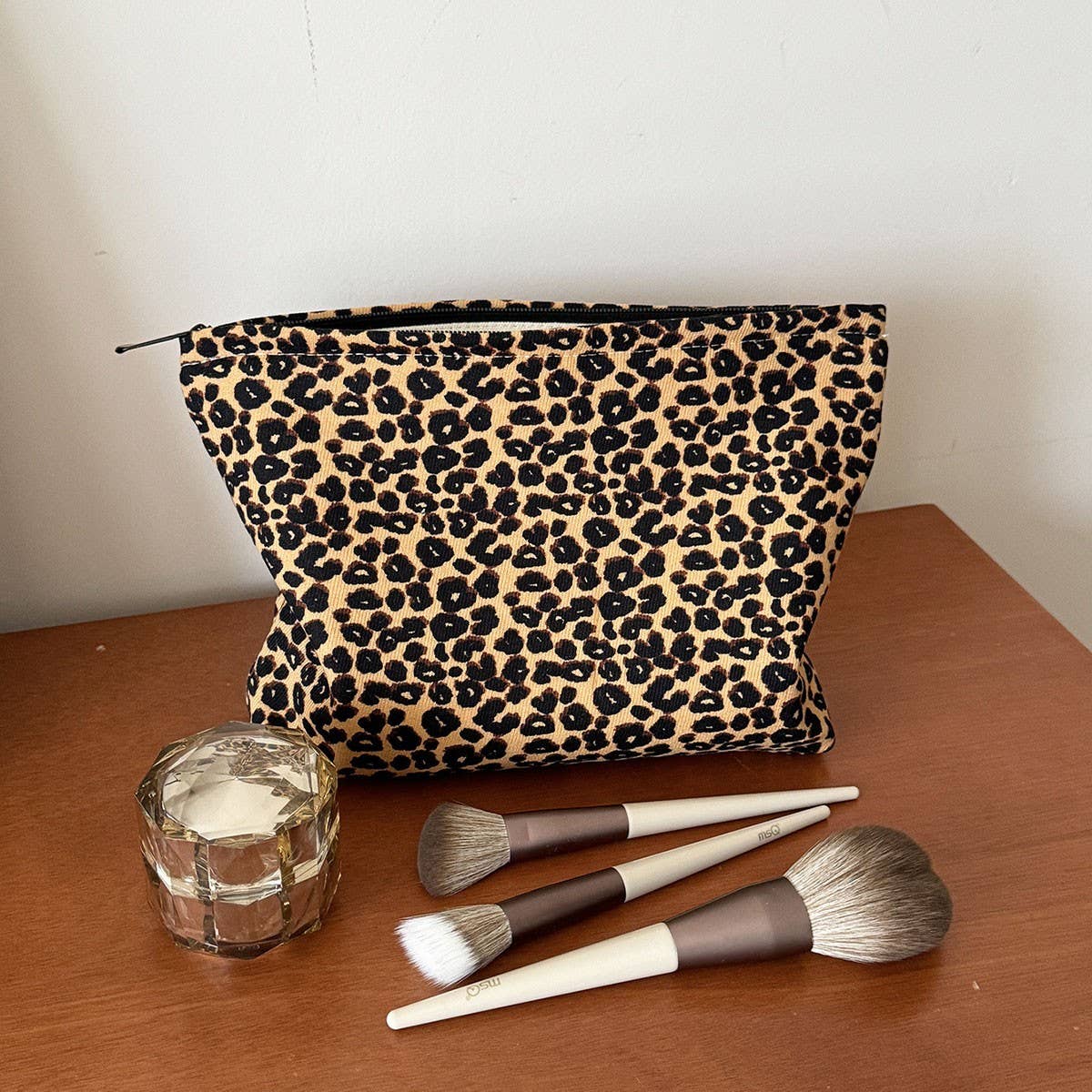 Canvas Tote Makeup Bag