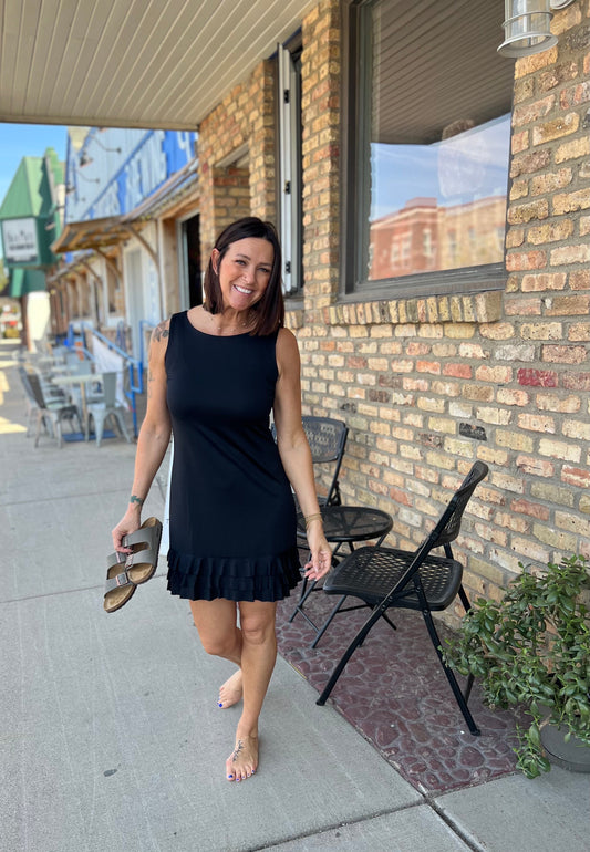 Lulu B Sleeveless Ruffle
