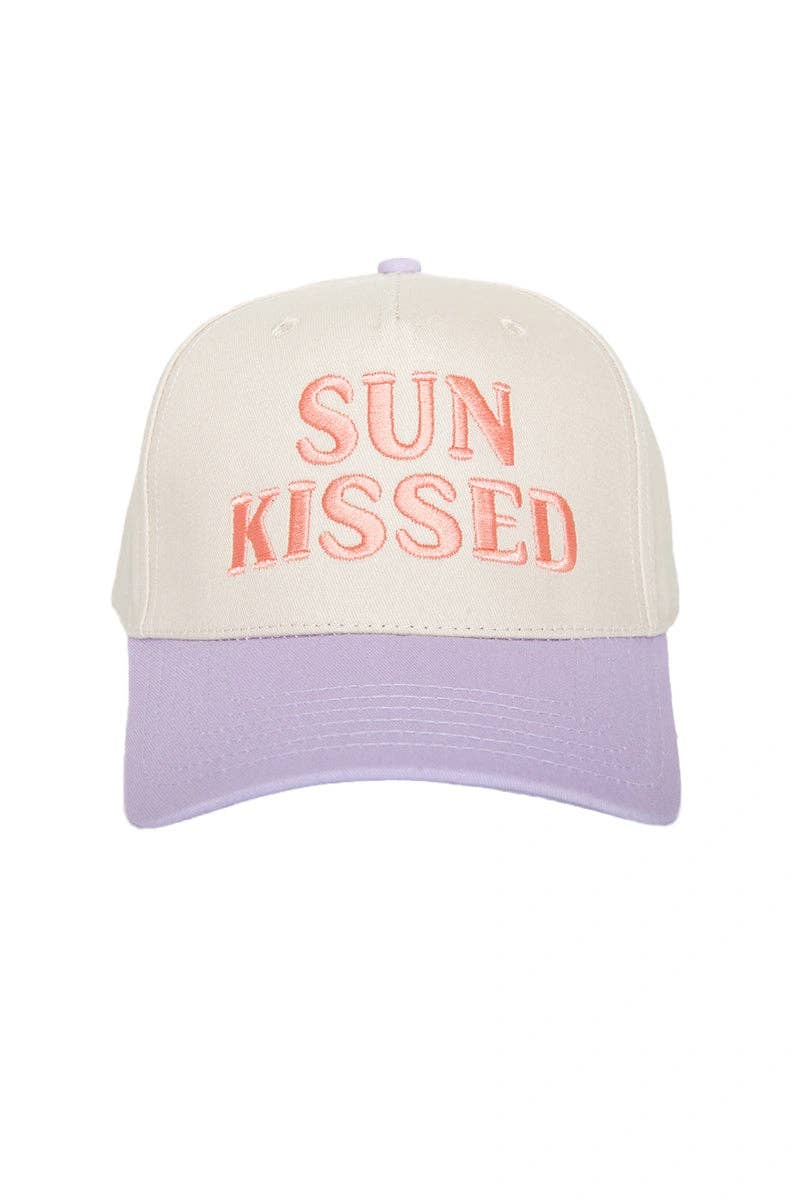 Sunkissed Vintage Trucker Hats Wholesale: Denim and Tan