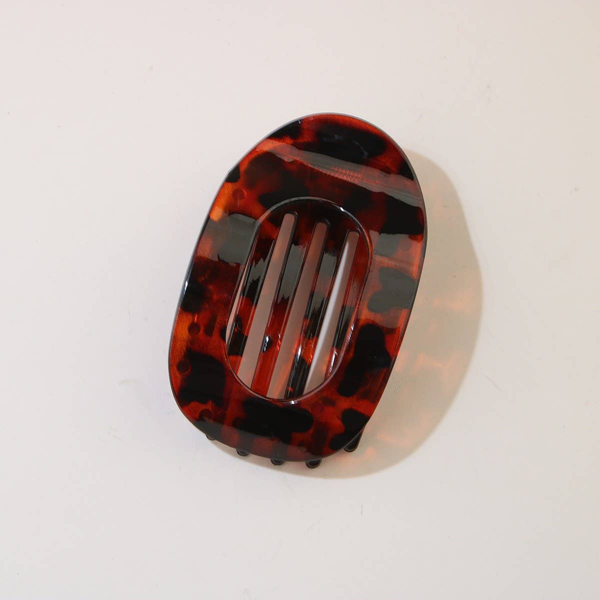 Oval Flat Hair Clip for Women, Strong Grip Clamp_CWAHA07281: MATTEBLACK / (OS) 1