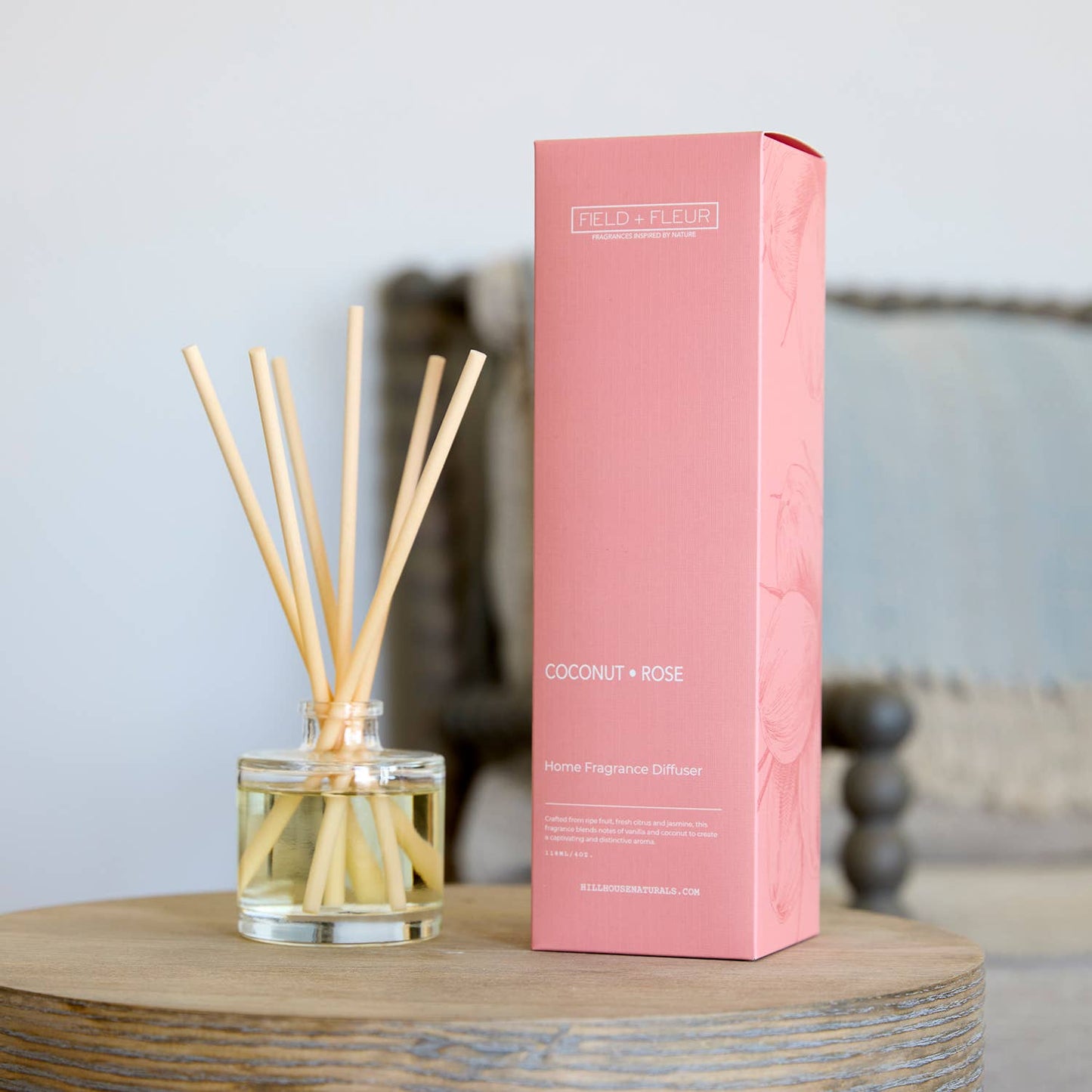 Coconut Rose' Reed Diffuser