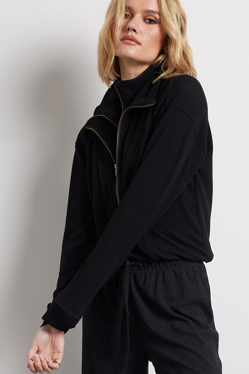 Bobi Double Zip Pullover