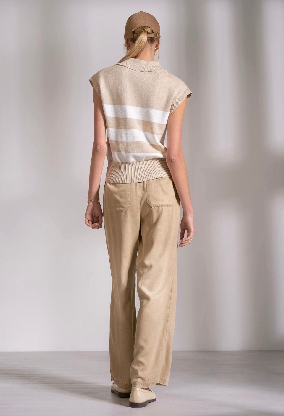 Elan Cap Sleeve Sweater