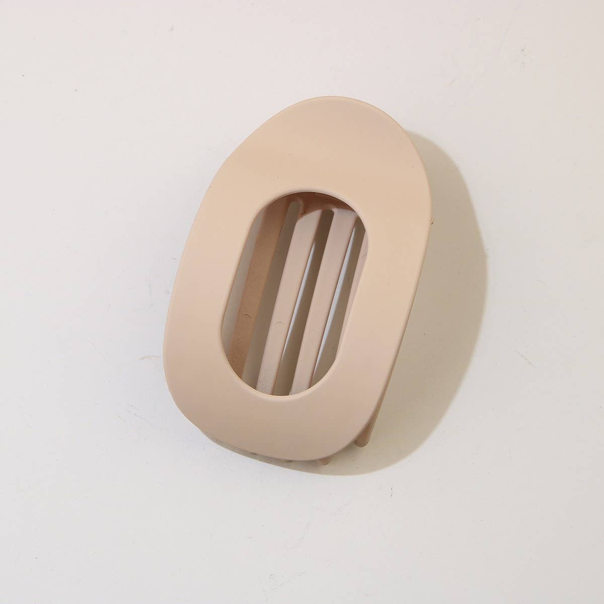 Oval Flat Hair Clip for Women, Strong Grip Clamp_CWAHA07281: MATTEBLACK / (OS) 1