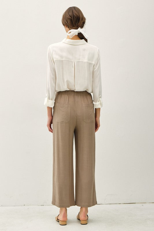 Linen Daze Wide Leg Pants
