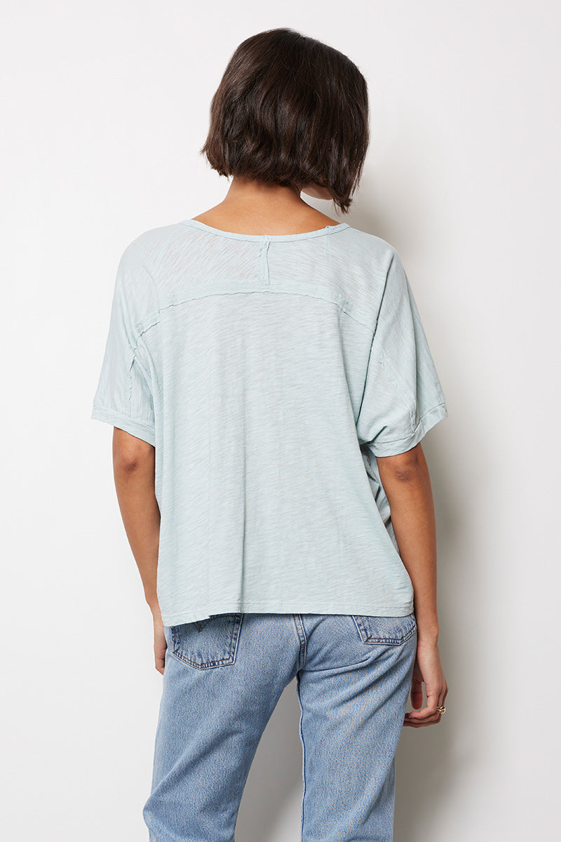 Bobi Oversized V Neck Tee