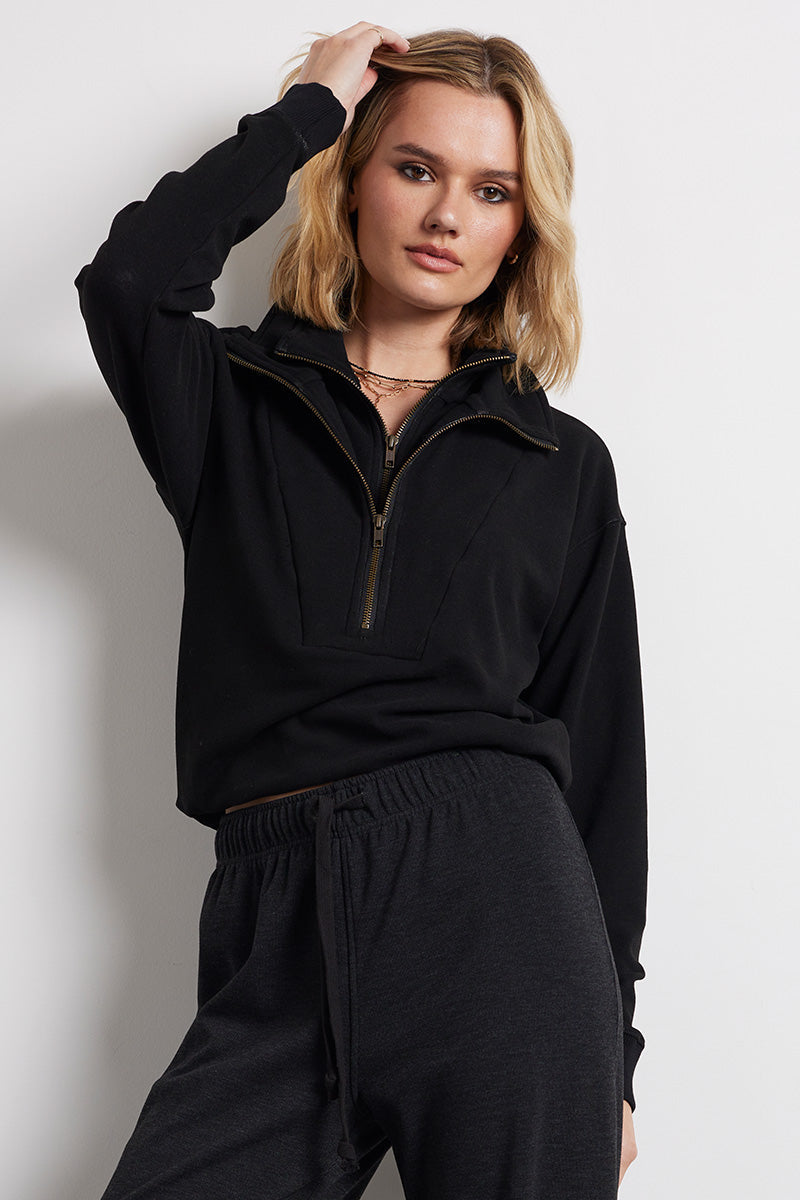 Bobi Double Zip Pullover