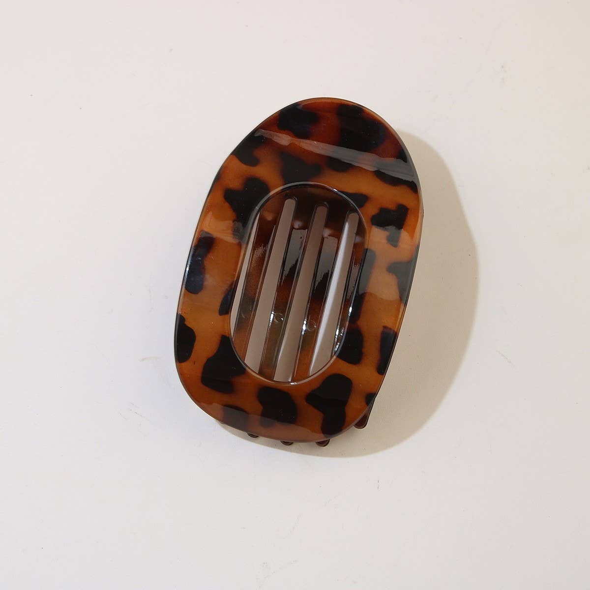 Oval Flat Hair Clip for Women, Strong Grip Clamp_CWAHA07281: MATTEBLACK / (OS) 1